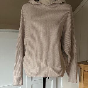Wild Fable Women's Tan Hooded Sweater